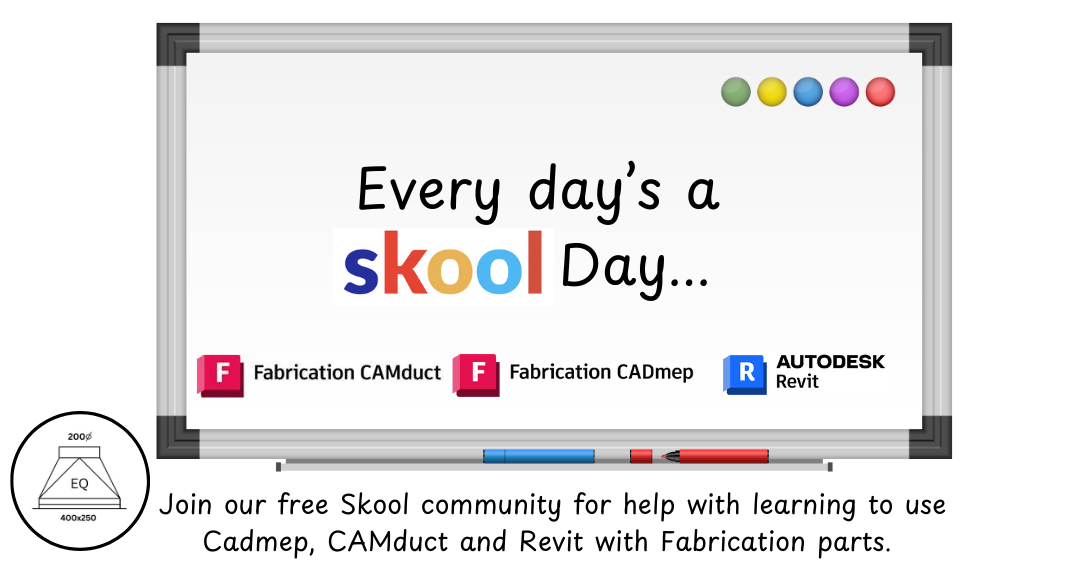Join the FREE Fabrication Users Community — CADmep, CAMduct & Revit Fabrication Support Built Around YOUR Questions